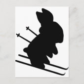 sneeuwkonijn briefkaart (Voorkant)