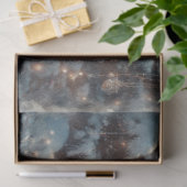 Sneeuwkonijn in kerstbos Decoupage Tissuepapier (Geschenk)