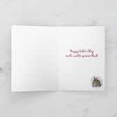 Sneeuwkonijnenvaderdag Kaart (Binnen)