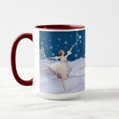 Sneeuwkoningin Ballerina, Star, Snowflakes, Mok (Links)