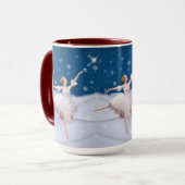 Sneeuwkoningin Ballerina, Star, Snowflakes, Mok (Voorkant links)