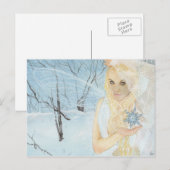 Sneeuwkoningin Briefkaart (Voorkant / Achterkant)