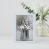 Sneeuwkoningin - Briefkaart (Staand voorkant)