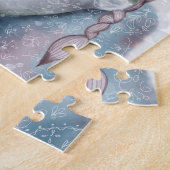 Sneeuwkoningin en Polair Beer in Zachte Waterverf Legpuzzel (Zijkant)