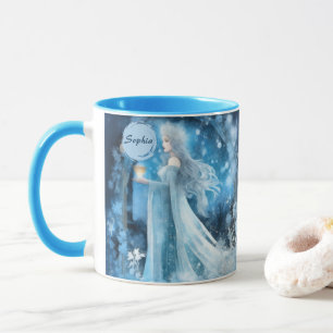 Sneeuwkoningin Fantasy Art - Mystieke Winter Godin Mok