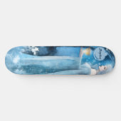 Sneeuwkoningin Fantasy Art - Mystieke Winter Godin Persoonlijk Skateboard (Horizontaal)