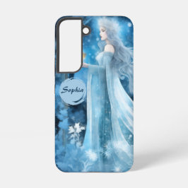Sneeuwkoningin Fantasy Art - Mystieke Winter Godin Samsung Galaxy Hoesje