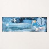 Sneeuwkoningin Fantasy Art - Mystieke Winter Godin Yogamat (Voorkant (horizontaal))