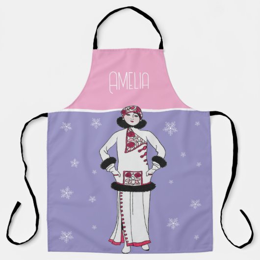 Sneeuwkoningin gepersonaliseerd schort (Voorkant)