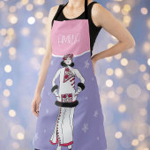 Sneeuwkoningin gepersonaliseerd schort