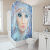 Sneeuwkoningin. Ice prachtige Princess Shower Curt Douchegordijn (In situ)