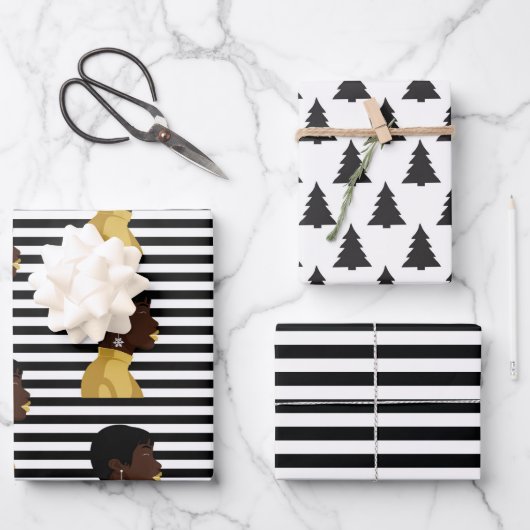 Sneeuwkoningin inpakpapier platte vellen (Voorkant)