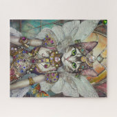 Sneeuwkoningin Kat van de Vlinder Vleugel Brigade Legpuzzel (Horizontaal)