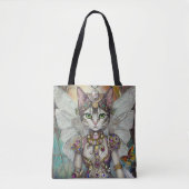Sneeuwkoningin Kat van de Vlinder Vleugel Brigade Tote Bag (Voorkant)