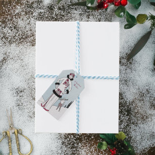  Sneeuwkoningin Kerst Cadeaulabel