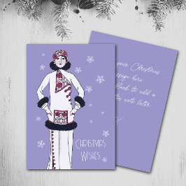  Sneeuwkoningin Kerst Kaart