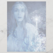 Sneeuwkoningin met kerstcadeaus (Voorkant)