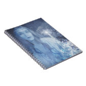 Sneeuwkoningin met kerstcadeaus notitieboek (Rechterzijde)