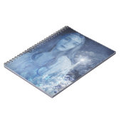 Sneeuwkoningin met kerstcadeaus notitieboek (Linkerzijde)