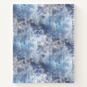 Sneeuwkoningin met kerstcadeaus notitieboek (Achterkant)