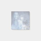 Sneeuwkoningin met kerstcadeaus post-it® notes (Voorkant)