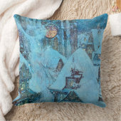 Sneeuwkoningin op de Night Dulac Fine Art Kussen (Deken)