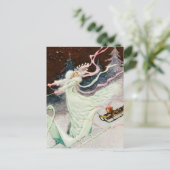  sneeuwkoningin Rudolf Koivu Briefkaart (Staand voorkant)