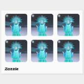 Sneeuwkoningin Vierkante Sticker (Vel)