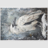 Sneeuwkoningin Winter Raaf Decoupage  Tissuepapier (Voorkant)