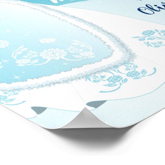 Sneeuwkoninginnenbord Poster (Hoek)