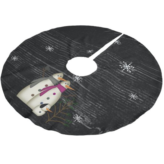 Sneeuwkoppeling met haarboomrok kerstboom rok (Gekanteld)