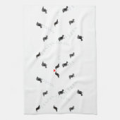 sneeuwkraai theedoek (Verticaal)