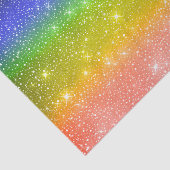 Sneeuwkraakbeugel met regenboogstrips LGBT Tissuepapier (Detail)