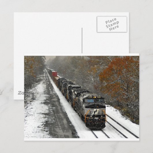 Sneeuwkraan Briefkaart (Voorkant / Achterkant)