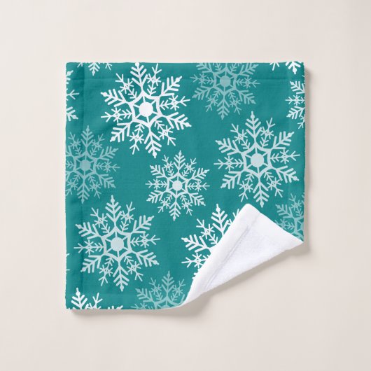 Sneeuwkraan - kersthanddoekset bad handdoek (Wasdoekje)