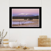 Sneeuwkraan San Francisco Peaks Arizona Sunset Poster (Keuken)