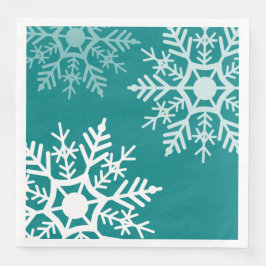 Sneeuwkramen - Kerstmis - Papier Napkin Servetten
