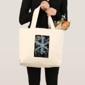 sneeuwkristal 2 grote tote bag (Voorkant (product))