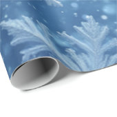 Sneeuwkristallen Verpakkingspapier Cadeaupapier (Rol Hoek)