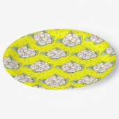 sneeuwkroon papieren bordje (Gekanteld)