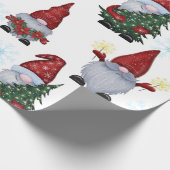 Sneeuwkrottenpapier voor kerstmis cadeaupapier (Hoek)