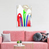Sneeuwkunst Canvas Afdruk (Insitu (Woonkamer))