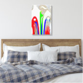 Sneeuwkunst Canvas Afdruk (Insitu (Slaapkamer))