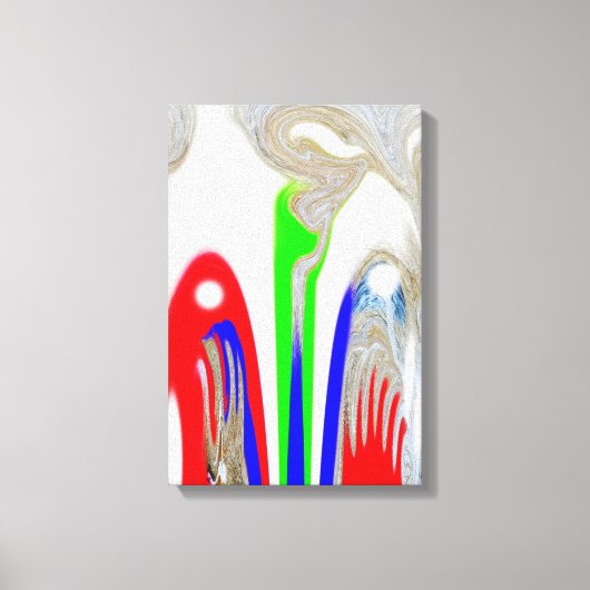 Sneeuwkunst Canvas Afdruk (Voorkant)