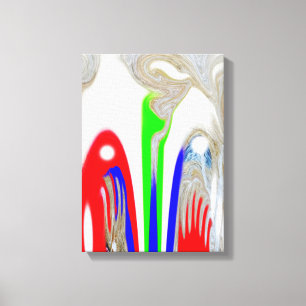 sneeuwkunst canvas afdruk