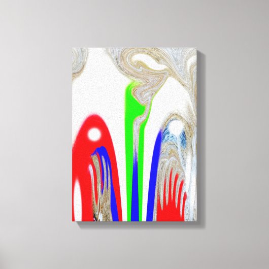 sneeuwkunst canvas afdruk (Voorkant)