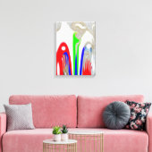 sneeuwkunst canvas afdruk (Insitu (Woonkamer))