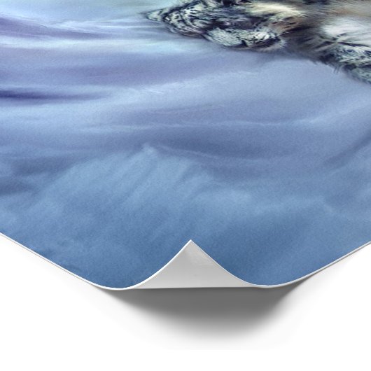 Sneeuwkunst Poster/afdruk Poster (Hoek)