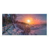 Sneeuwkust zee foto afdruk (Voorkant)