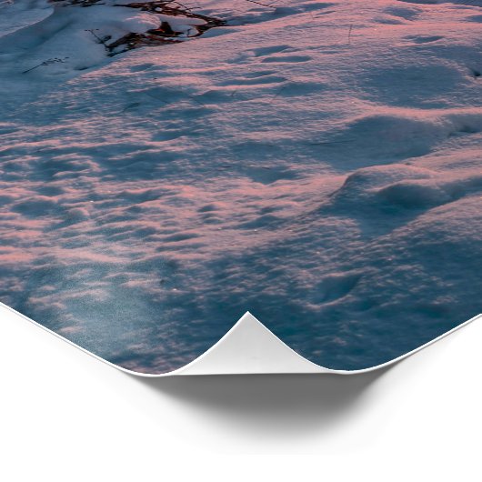 Sneeuwkust zee perfect poster (Hoek)